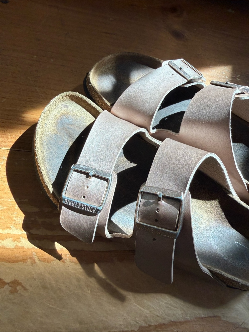 RARE Birkenstock Arizona Birko-Flor Sandal - Great Condition!! Women’s sz 9-9.5 - Picture 2 of 4